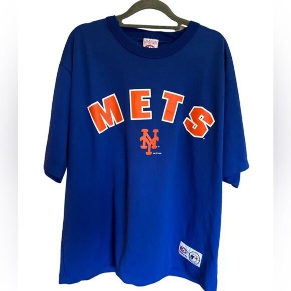 New York Mets Tee Men’s MLB True Fan Vintage from 2000’s Y2K Size Large - Picture 1 of 11